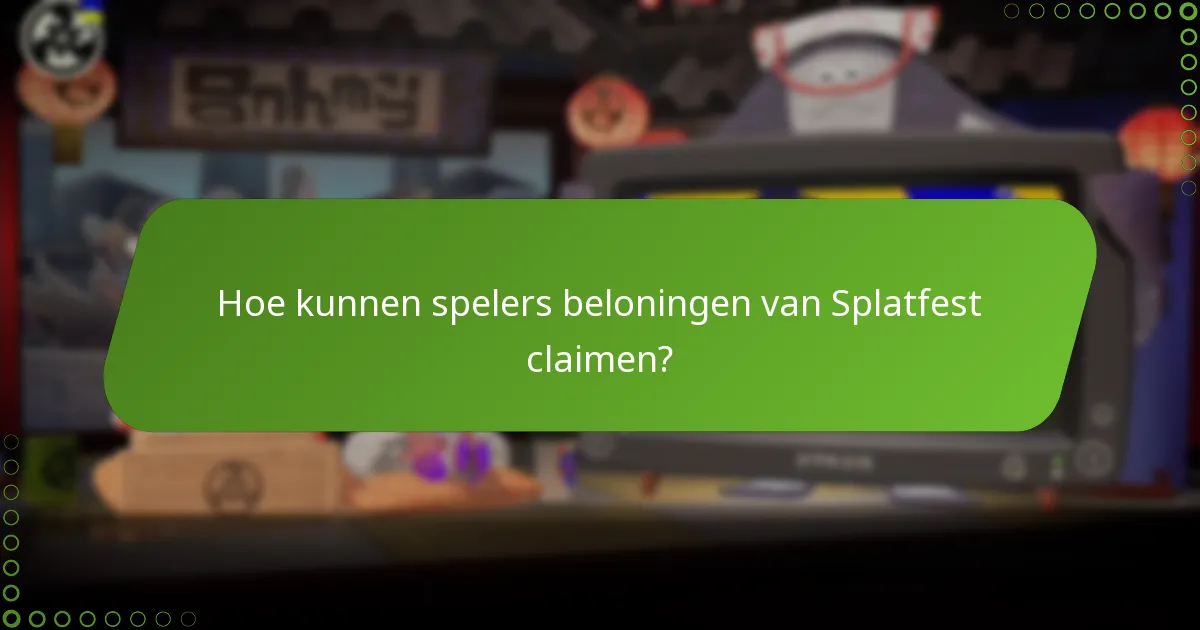 Hoe kunnen spelers hun ervaringen van Splatfest delen?