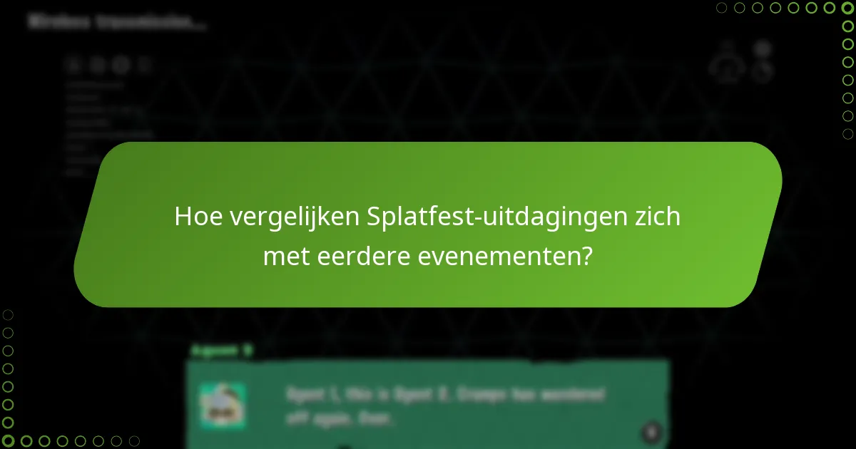 Hoe voltooi ik Splatfest-uitdagingen effectief?