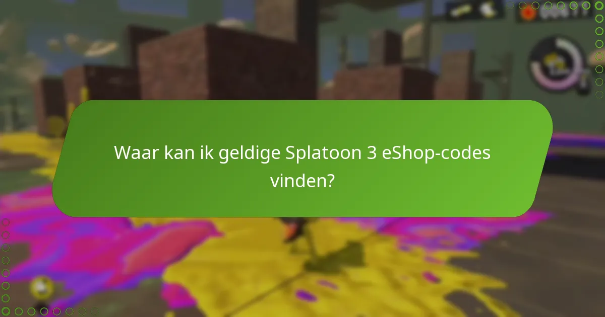 Hoe wissel ik Splatoon 3 eShop-codes in?