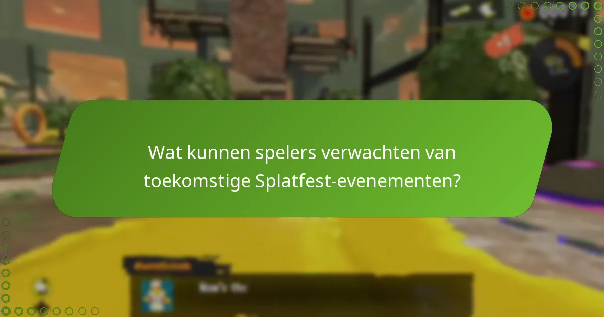 Hoe verhoudt deze Splatfest zich tot eerdere evenementen?