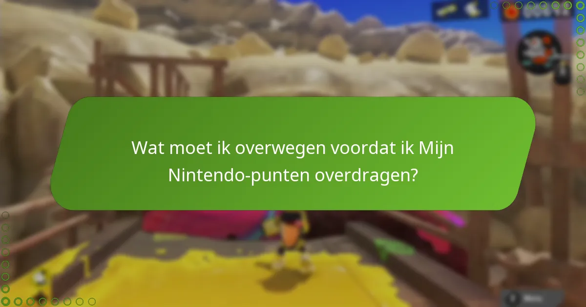 Wat zijn de regels voor het delen van Mijn Nintendo-punten?