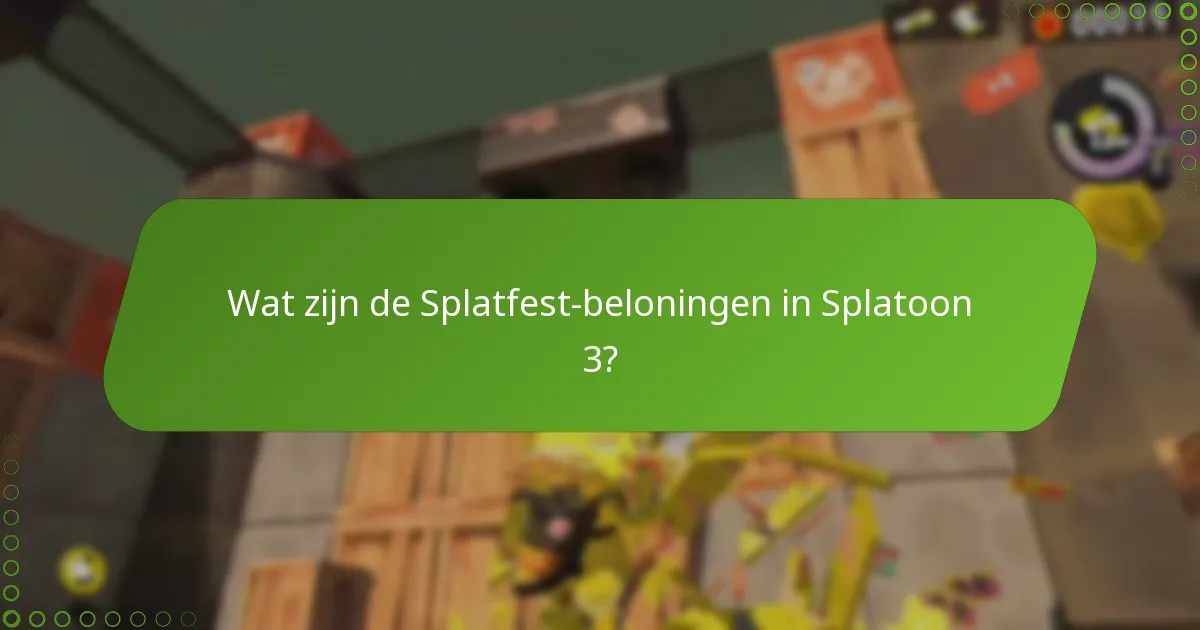 Hoe wordt de verdeling van Splatfest-beloningen bepaald?