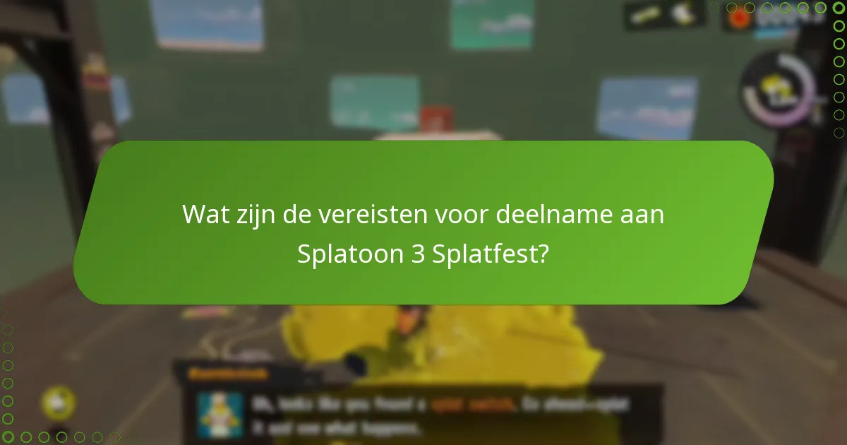 Welke strategieën kunnen de Splatfest-prestaties verbeteren?